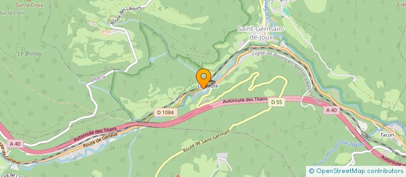 localisation de l'entreprise SCI DEPPO  SAINT-GERMAIN-DE-JOUX