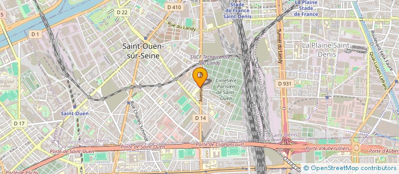 localisation de l'entreprise SCI DEPREZ  SAINT-OUEN-SUR-SEINE