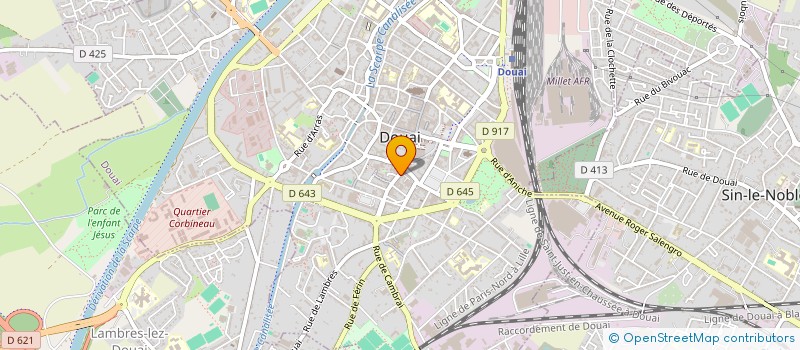 localisation de l'entreprise SCI DEPRIESTER à DOUAI