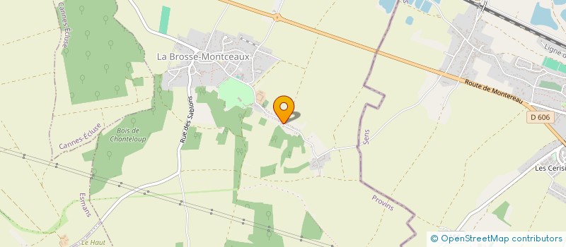 localisation de l'entreprise SCI DEPS  LA BROSSE-MONTCEAUX