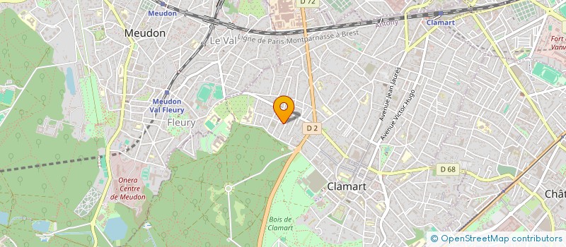 localisation de l'entreprise SCI DEPSY  CLAMART