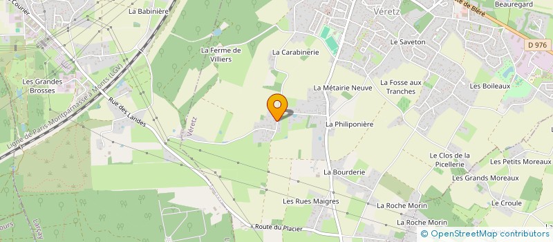 localisation de l'entreprise SCI DEPTRIGRY  VERETZ