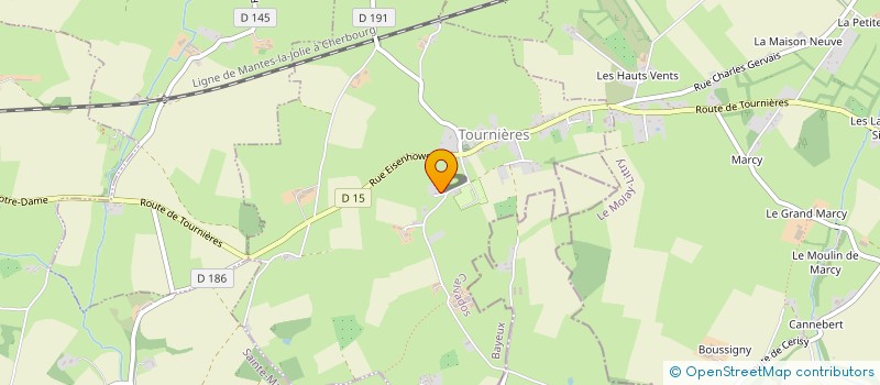 localisation de l'entreprise SCI DEPUICHAFFRAY  TOURNIERES