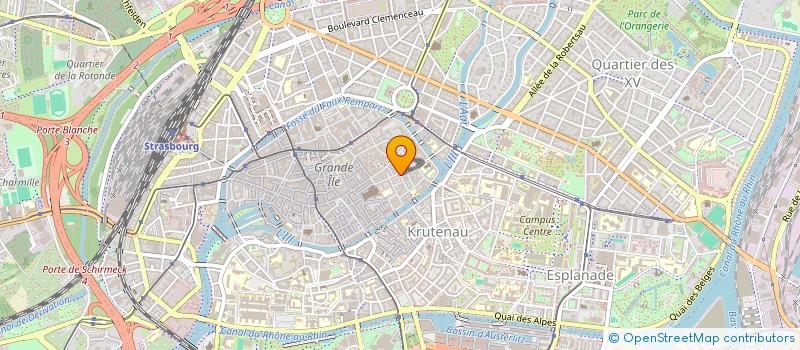 localisation de l'entreprise SCI DER BUNKER  STRASBOURG