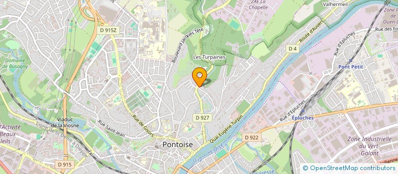 localisation de l'entreprise SCI DERAISMES 1  PONTOISE