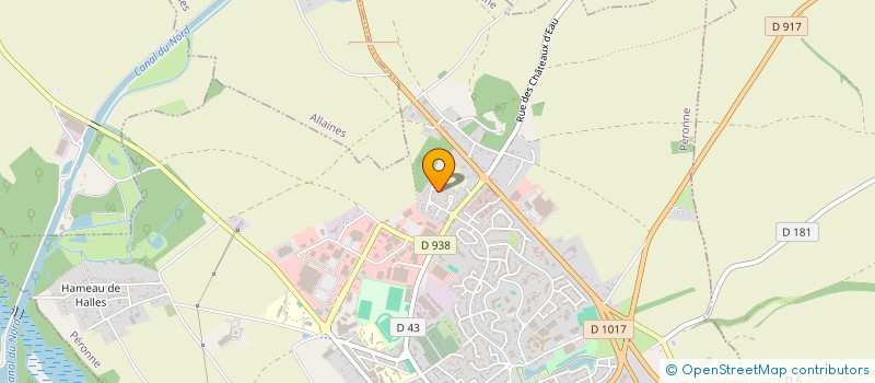 localisation de l'entreprise SCI DERBECOURT à PERONNE