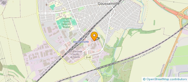localisation de l'entreprise SCI DERBOURG à GOUSSAINVILLE