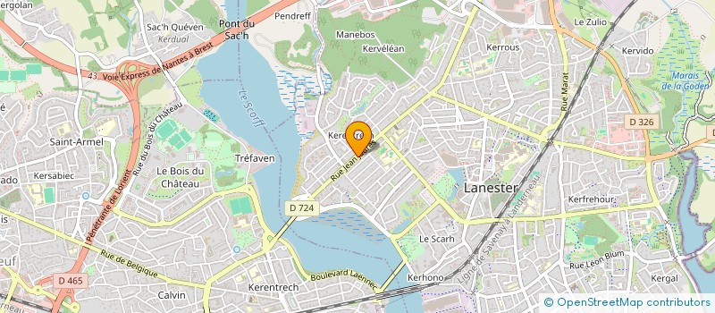 localisation de l'entreprise SCI DERBY  LANESTER