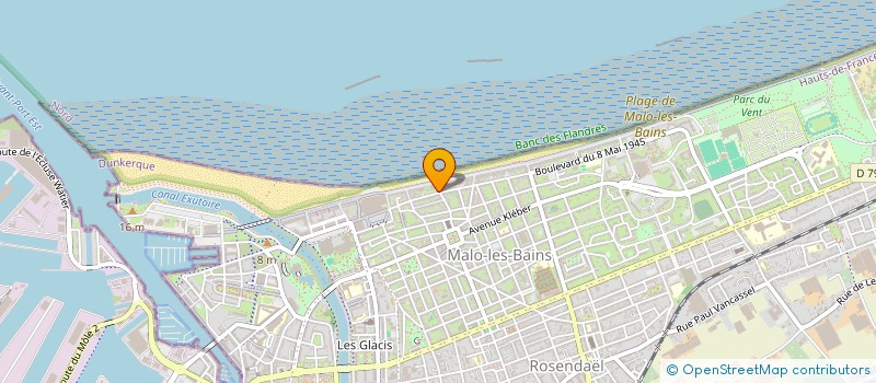 localisation de l'entreprise SCI DERE à DUNKERQUE