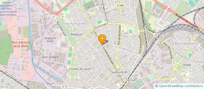 localisation de l'entreprise SCI DERE  REIMS