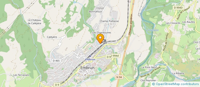 localisation de l'entreprise SCI DEREEPER CHARNAY  EMBRUN