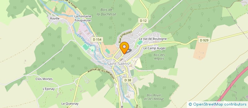 localisation de l'entreprise SCI DERELE  SAINT-SAENS