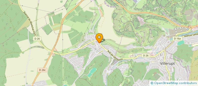 localisation de l'entreprise SCI DERELLE  HUSSIGNY-GODBRANGE