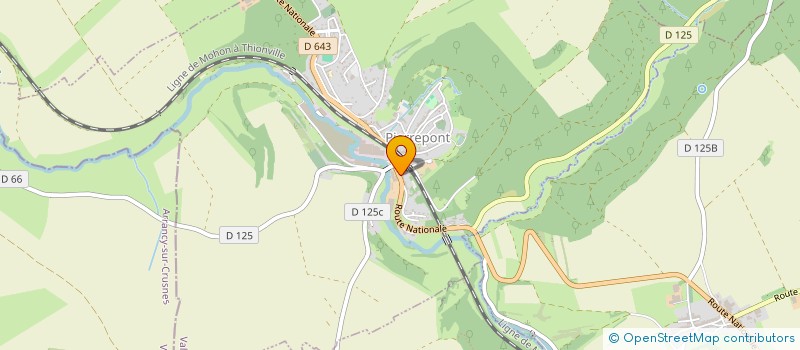 localisation de l'entreprise SCI DERENDINGER  PIERREPONT