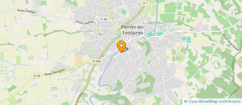 localisation de l'entreprise SCI DERFA  PERNES-LES-FONTAINES