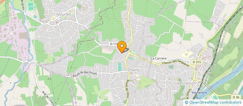 localisation de l'entreprise SCI DERGAZAR  CHARLY