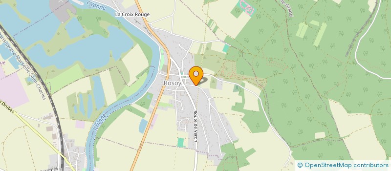 localisation de l'entreprise SCI DERGER  ROSOY