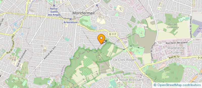 localisation de l'entreprise SCI DERILAURE  MONTFERMEIL