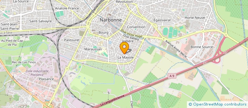 localisation de l'entreprise SCI DERIN-MARROCCO à NARBONNE