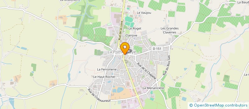 localisation de l'entreprise SCI DERIU IMMO  MAUGES-SUR-LOIRE