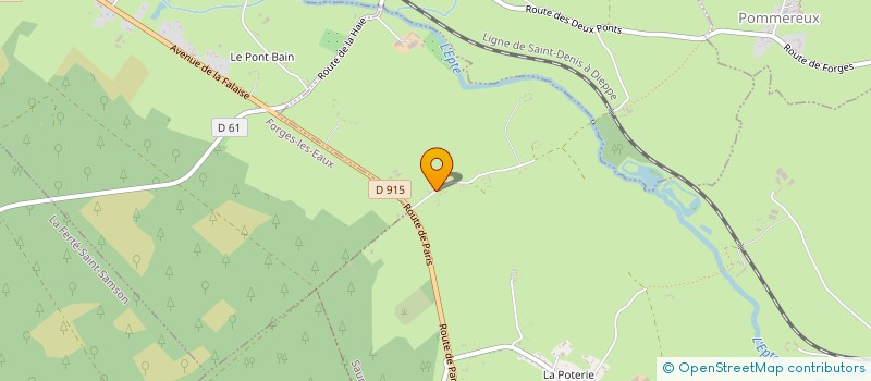 localisation de l'entreprise SCI DERKX  SAUMONT-LA-POTERIE