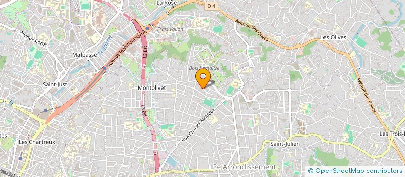 localisation de l'entreprise SCI DERLI à MARSEILLE
