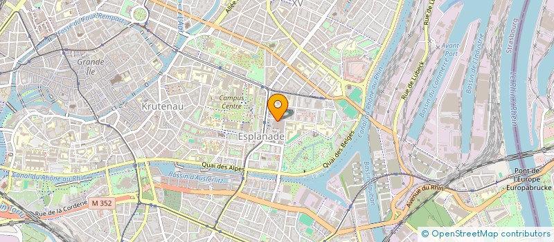 localisation de l'entreprise SCI DERMA 2  STRASBOURG