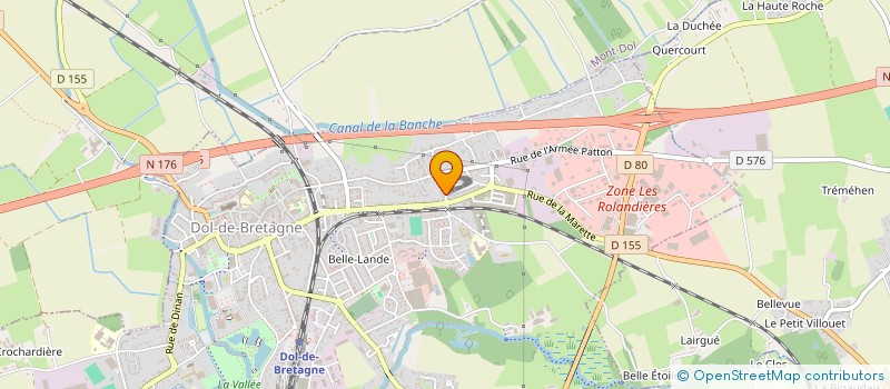 localisation de l'entreprise SCI DERMA  DOL-DE-BRETAGNE