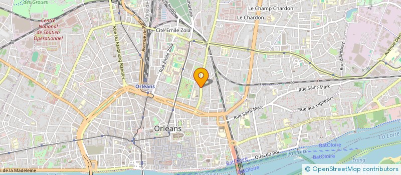 localisation de l'entreprise SCI DERMAC à ORLEANS
