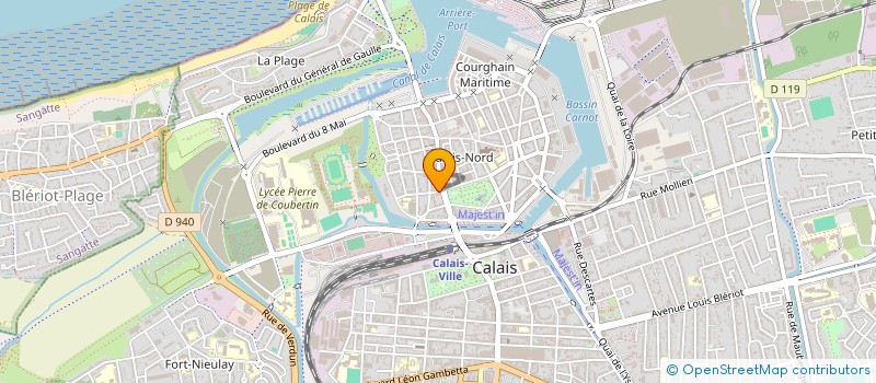 localisation de l'entreprise SCI DERMACARE ROUEN  CALAIS