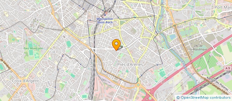 localisation de l'entreprise SCI DERMAN à MONTPELLIER