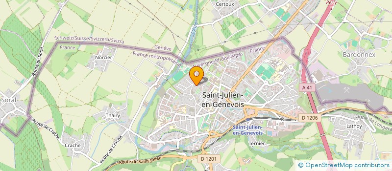 localisation de l'entreprise SCI DERMATO GREMION  SAINT-JULIEN-EN-GENEVOIS