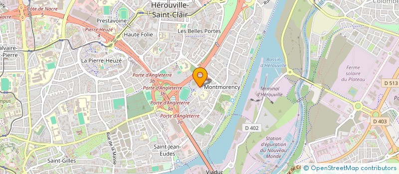 localisation de l'entreprise SCI DERMATO HEROUVILLE à HEROUVILLE-SAINT-CLAIR