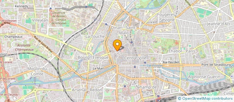 localisation de l'entreprise SCI DERMATOLICES  RENNES