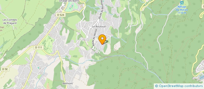 localisation de l'entreprise SCI DERMATOLOGIE LIBERATION 22  SAINT-MARTIN-D'URIAGE