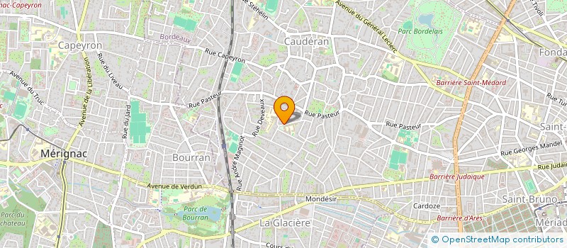 localisation de l'entreprise SCI DERMH20  BORDEAUX