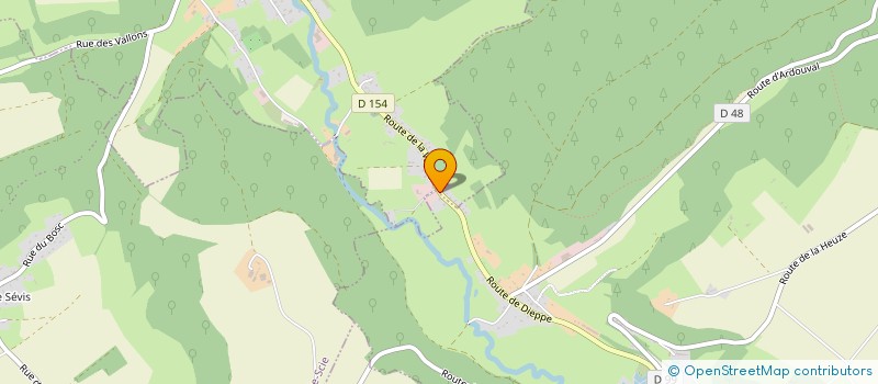 localisation de l'entreprise SCI DERNY  BELLENCOMBRE