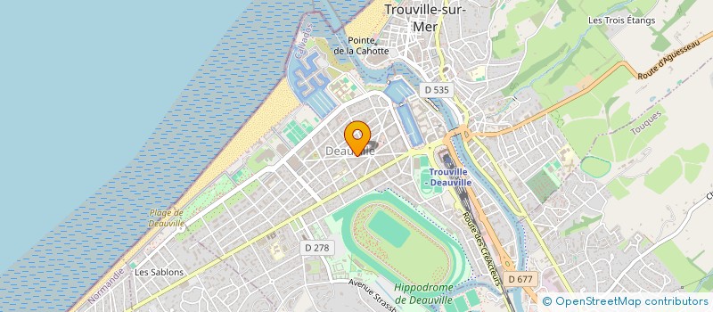 localisation de l'entreprise SCI DERO à DEAUVILLE