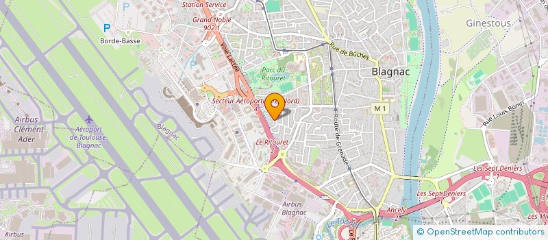 localisation de l'entreprise SCI DEROBRUNE  BLAGNAC