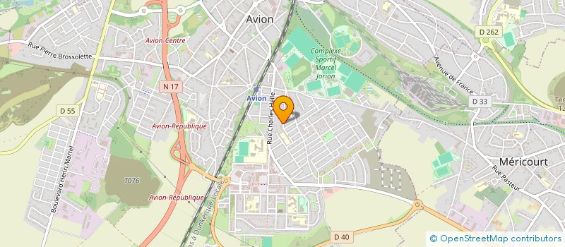 localisation de l'entreprise SCI DEROCH ET CIE  AVION