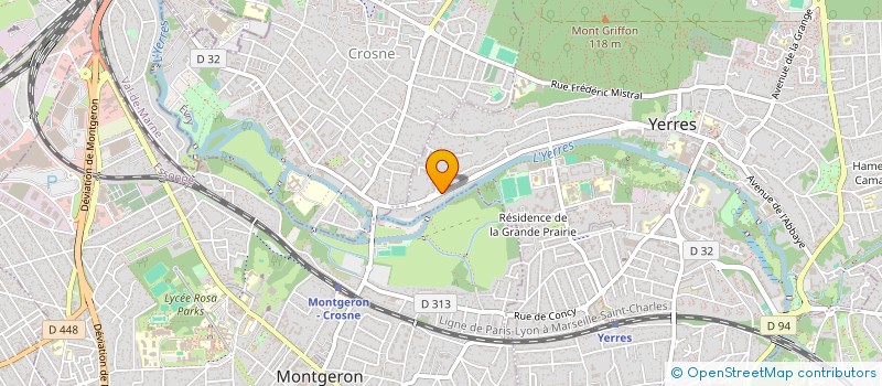 localisation de l'entreprise SCI DEROCHE GROUP  YERRES