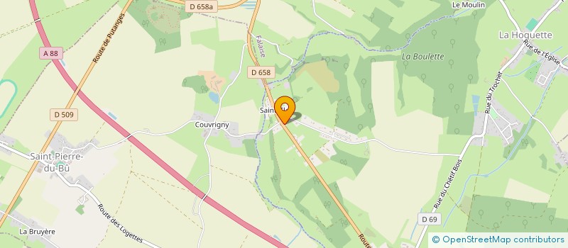 localisation de l'entreprise SCI DEROUET  LA HOGUETTE