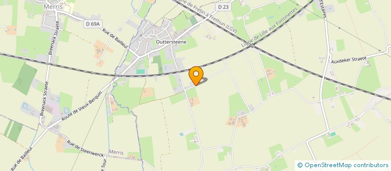 localisation de l'entreprise SCI DEROULEZ à BAILLEUL