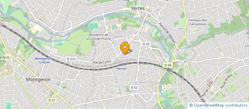 localisation de l'entreprise SCI DEROZIER  YERRES