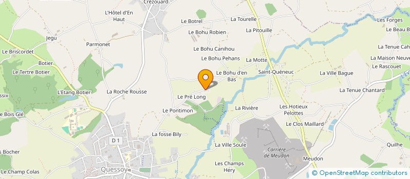 localisation de l'entreprise SCI DERRIEN 22  HILLION