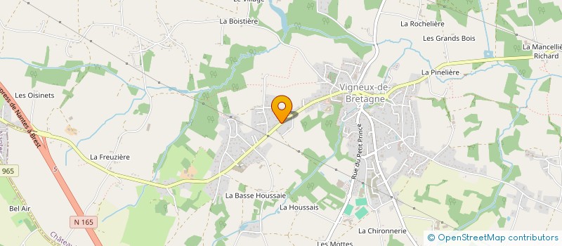 localisation de l'entreprise SCI DERRIENNIC-JOALLAND à VIGNEUX-DE-BRETAGNE