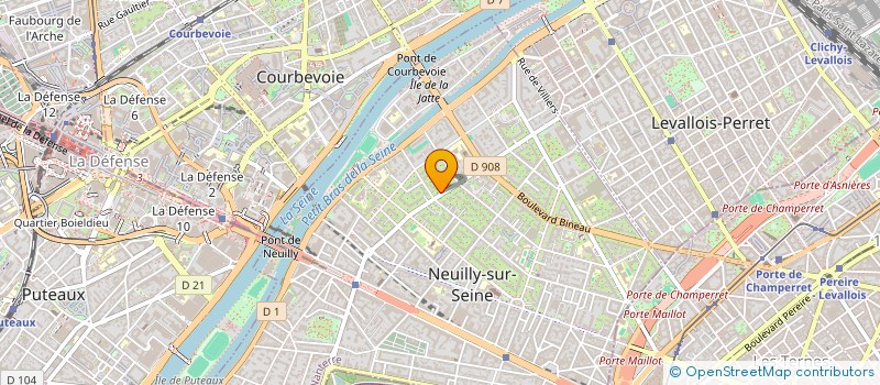 localisation de l'entreprise SCI DERRIERE L'ABBAYE 29 à NEUILLY-SUR-SEINE