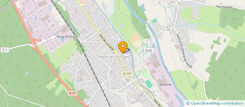 localisation de l'entreprise SCI DERRIERE LA VILLE  THAON-LES-VOSGES