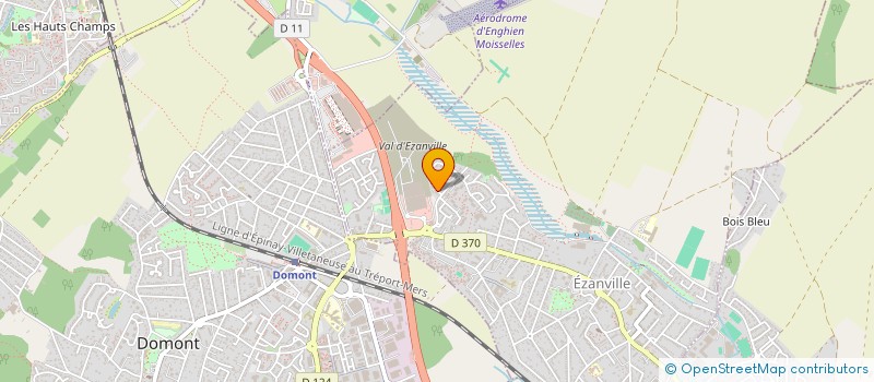 localisation de l'entreprise SCI DERRIERE LE BOIS 95 EZANVILLE REP PA  EZANVILLE