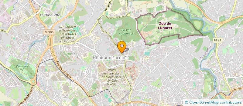 localisation de l'entreprise SCI DERRIERE LE COMPTOIR à MONTPELLIER